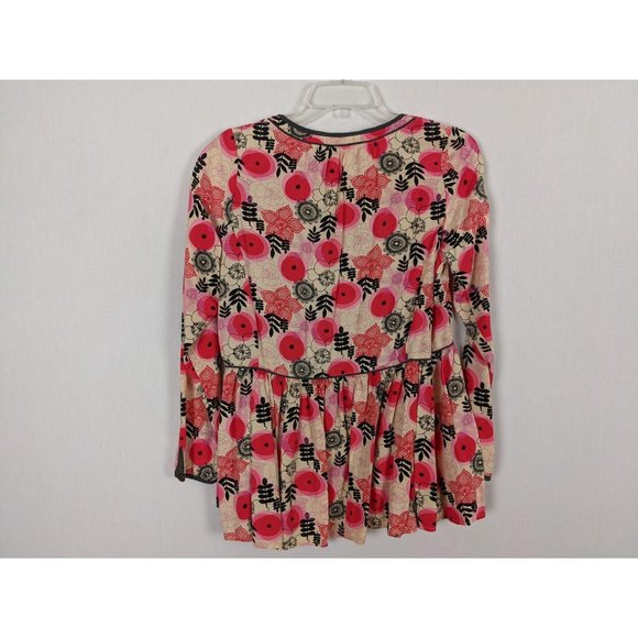 Matilda Jane floral geometry print boho‎ blouse S - Picture 2 of 9